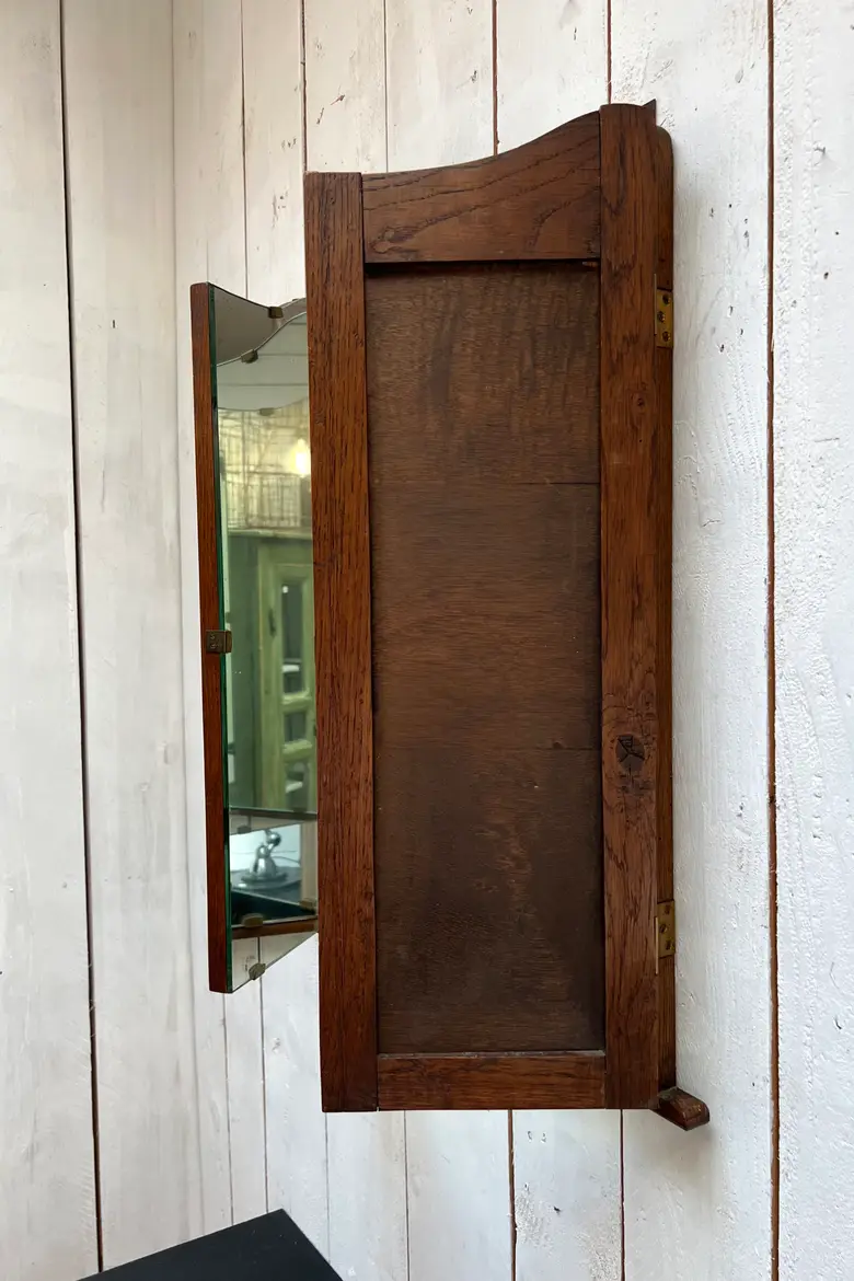 Ancien miroir tryptique vintage Art Déco 1930