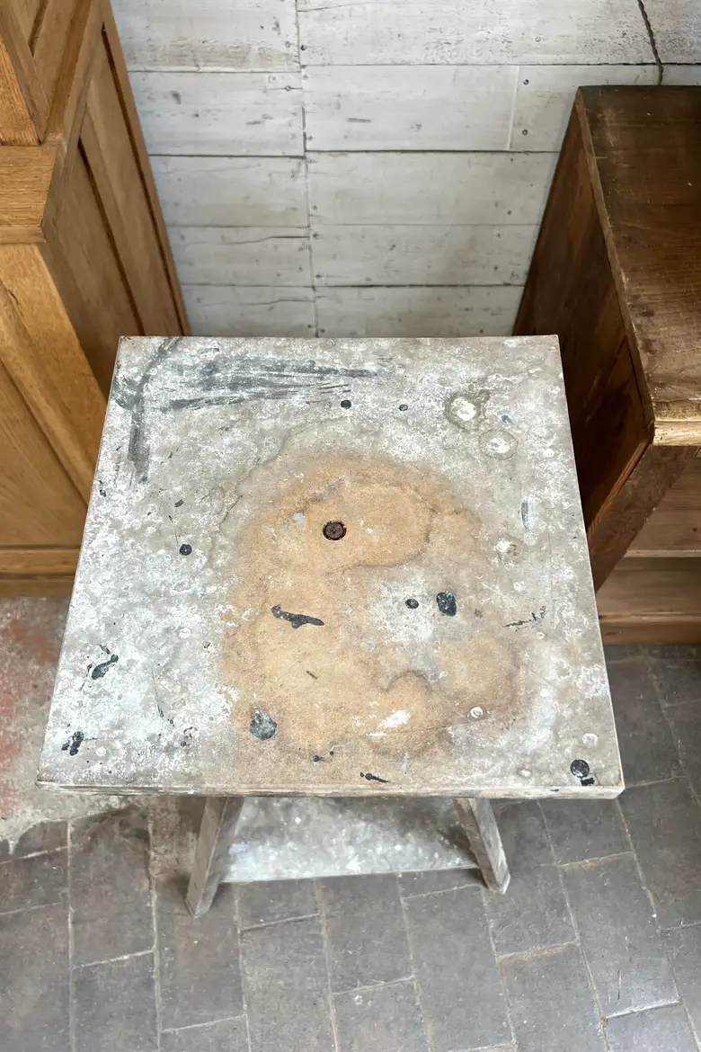 Ancienne sellette de sculpteur en bois Début XXème