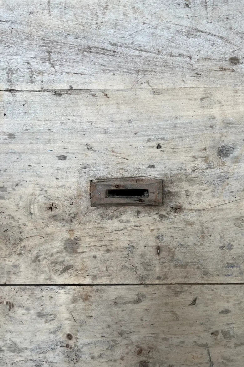 Ancien comptoir d’estaminet en hêtre Début XXème