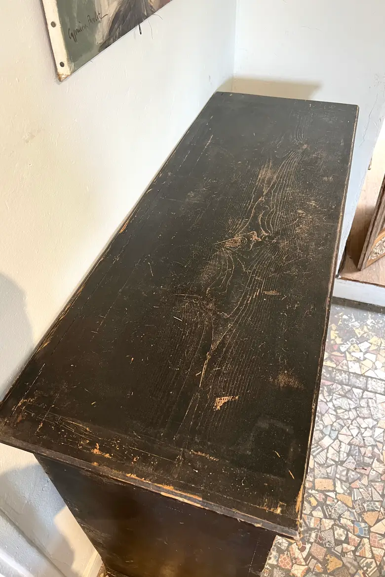 Buffet en sapin noir Fin XIXème