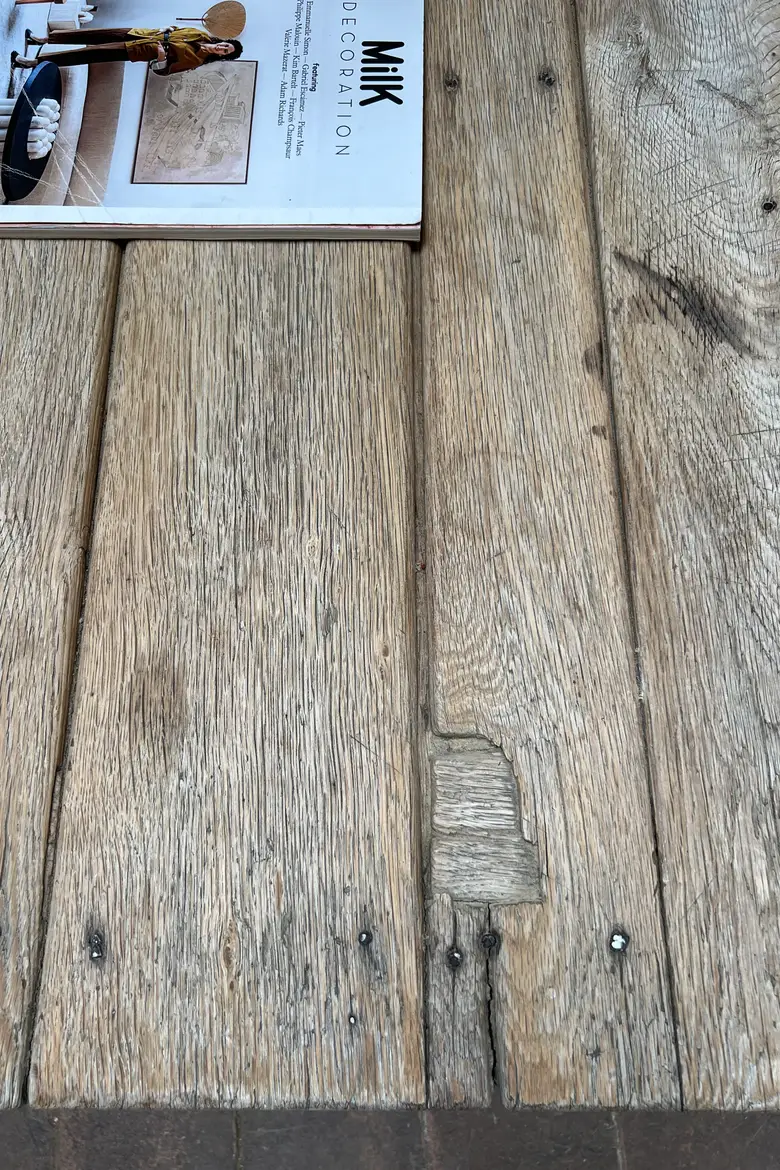 Table basse en chêne fin 19ème