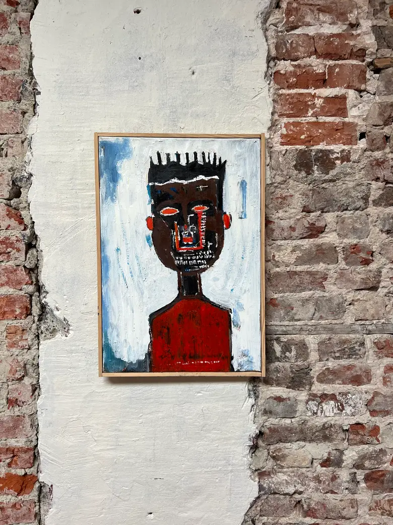 Tableau de street art dans le goût de Jean Michel Basquiat