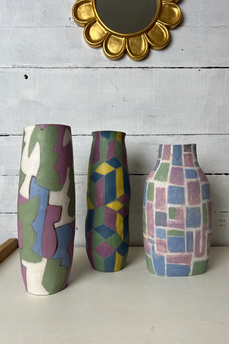 3 vases en céramique — 3 vases en céramique