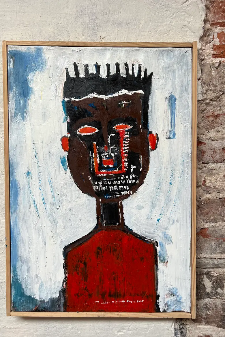 Tableau de street art dans le goût de Jean Michel Basquiat