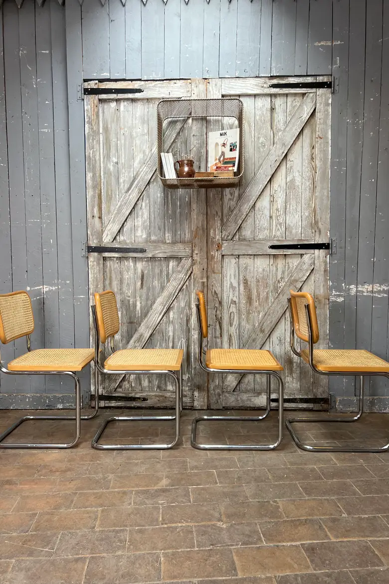 4 chaises Breuer Cesca B32