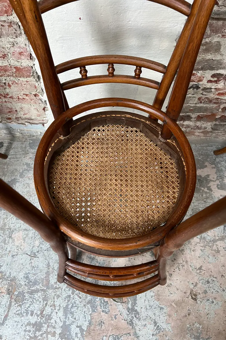 4 chaises de bistrot Thonet