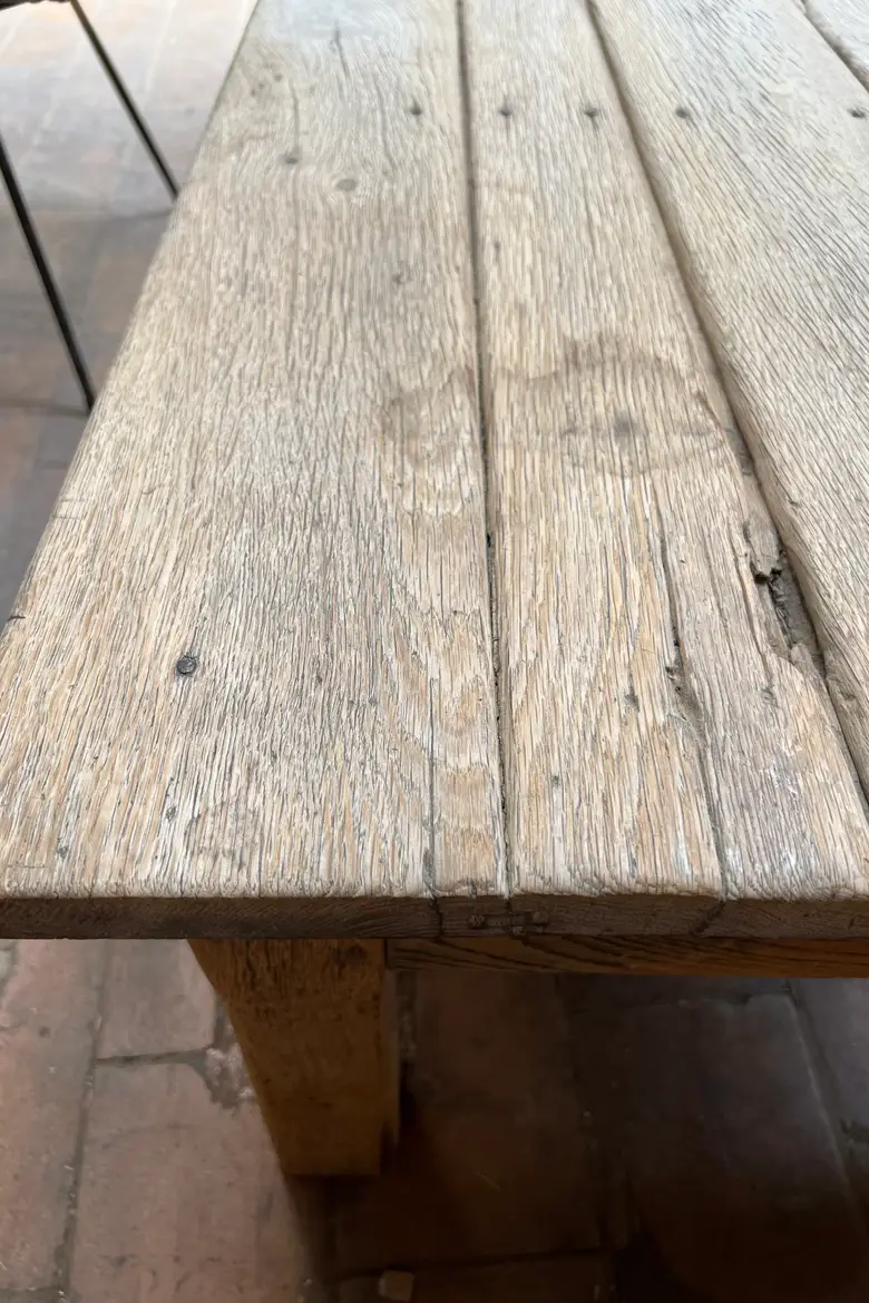 Table basse en chêne fin 19ème