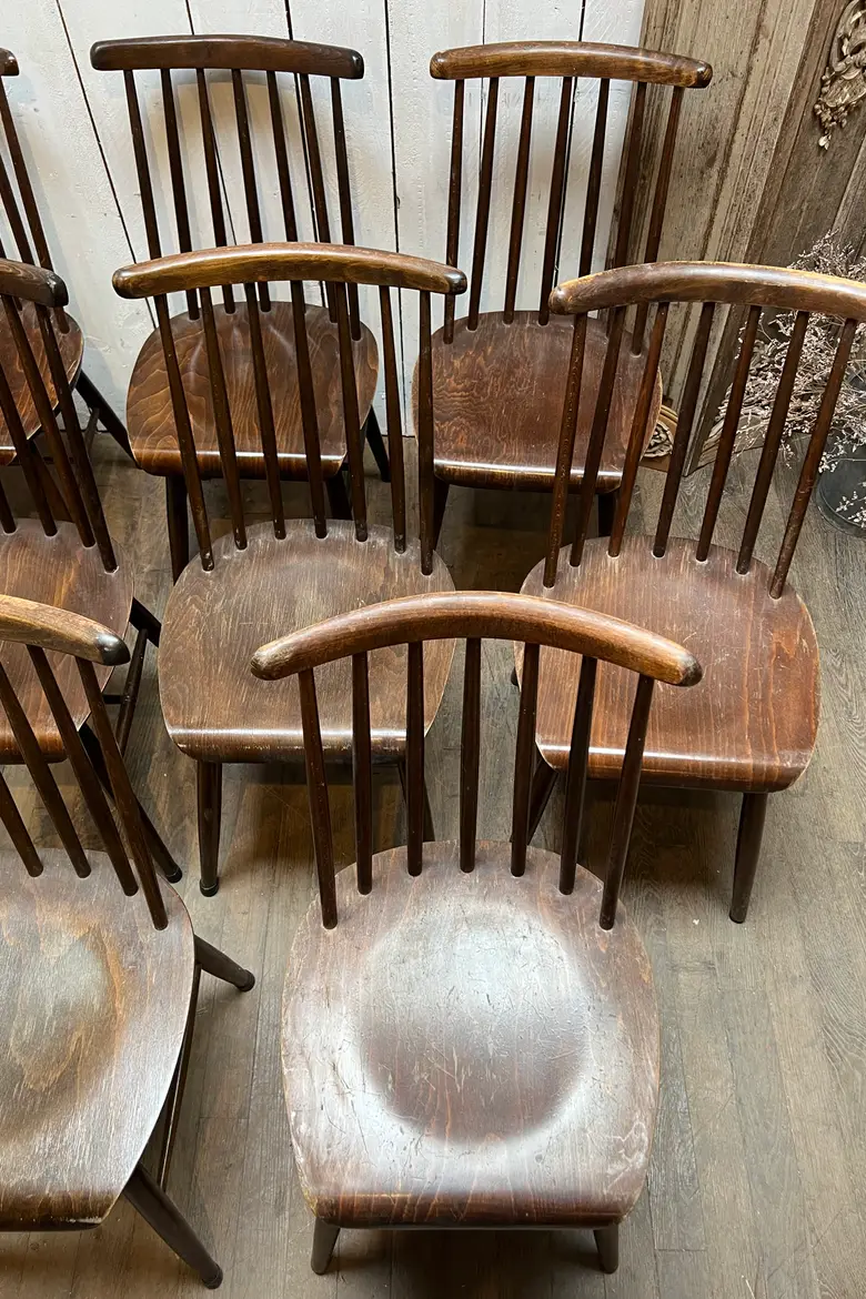 Chaises Fanett Tapiovaara vintage Années 60