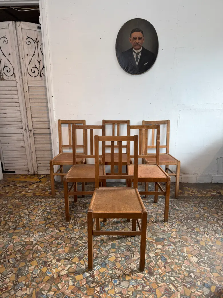 6 Chaises bistrot Luterma