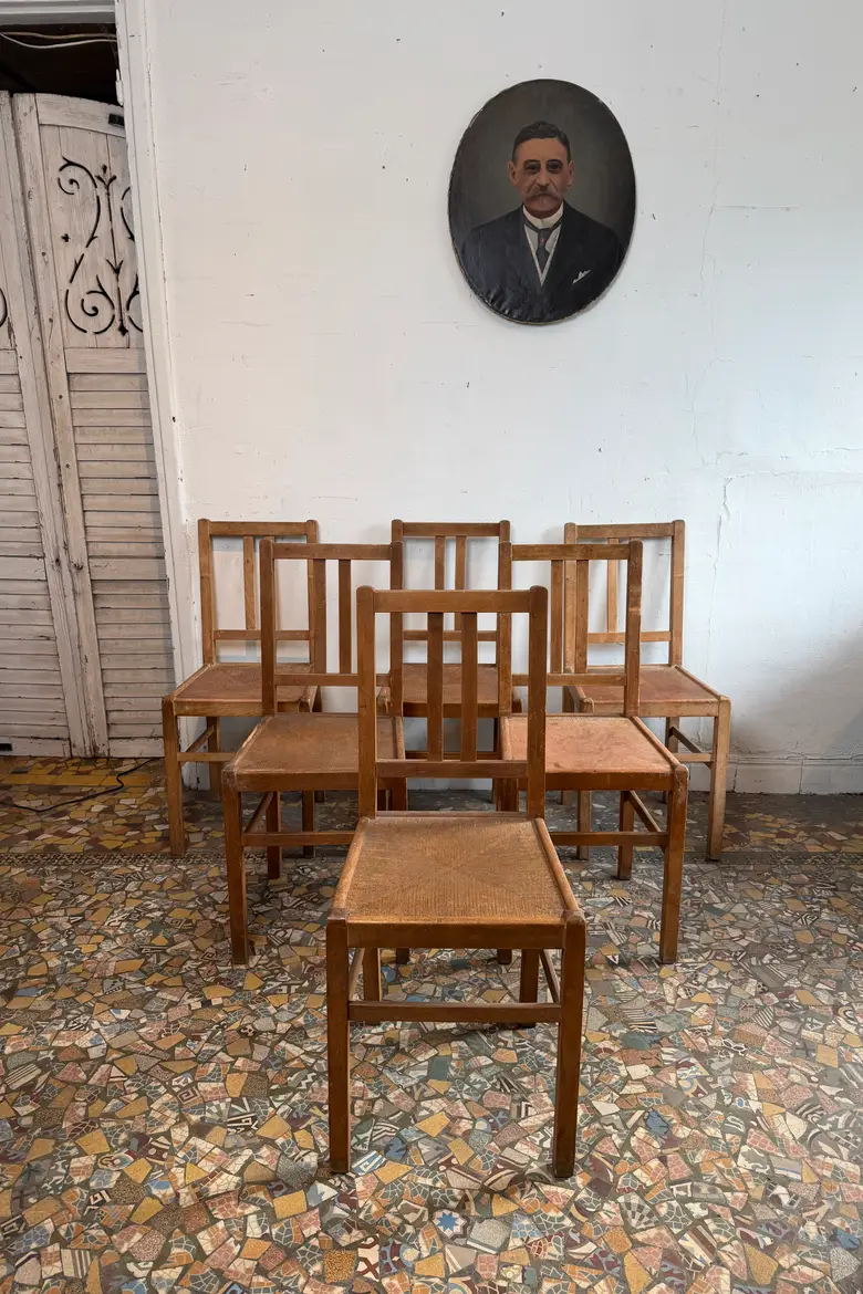 6 Chaises bistrot Luterma