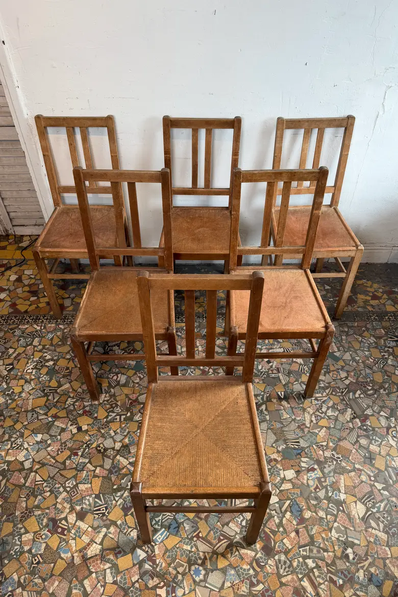 6 Chaises bistrot Luterma