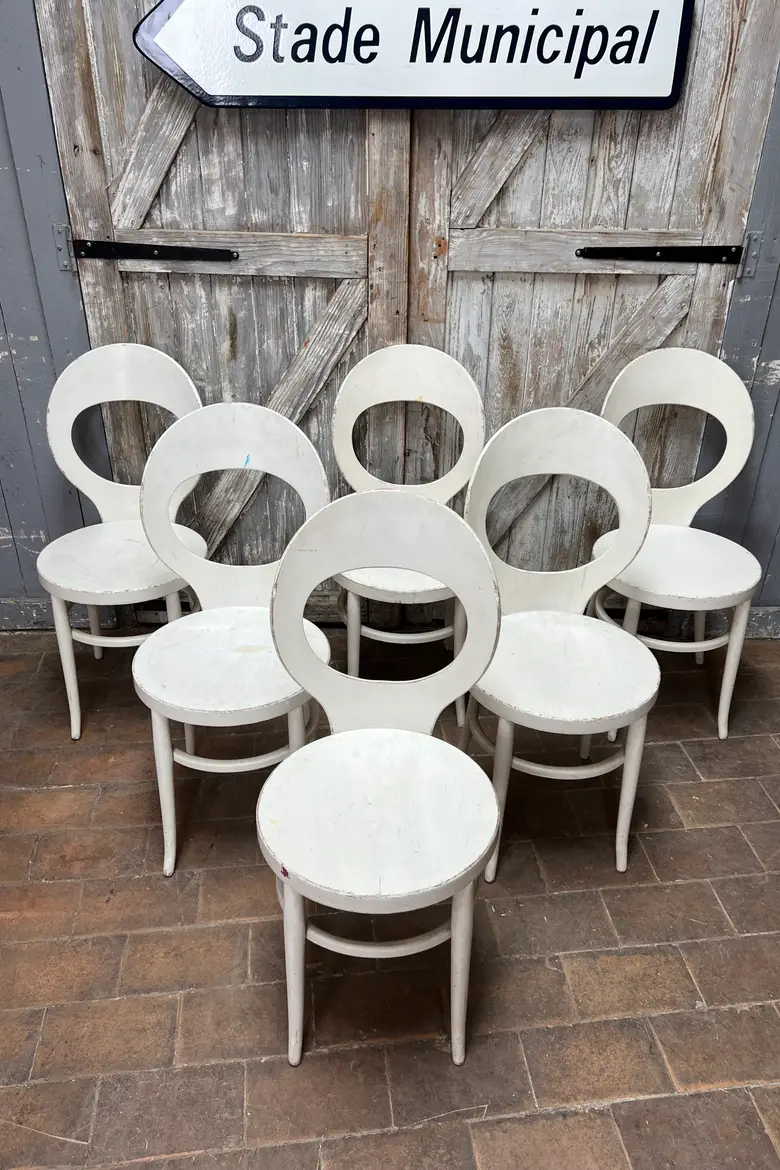 6 chaises de bistrot Baumann mouette