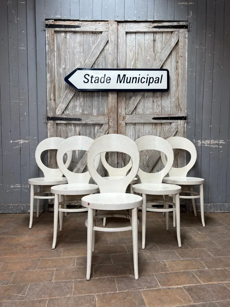 6 chaises de bistrot Baumann mouette