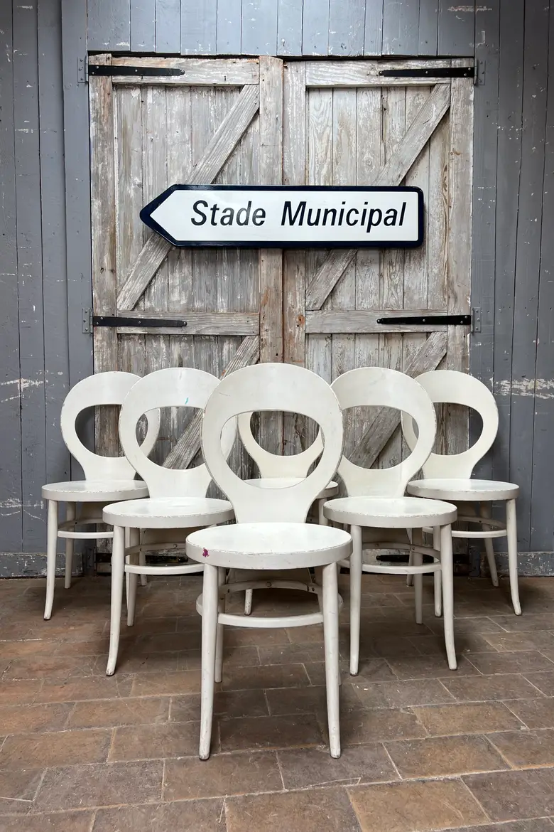 6 chaises de bistrot Baumann mouette
