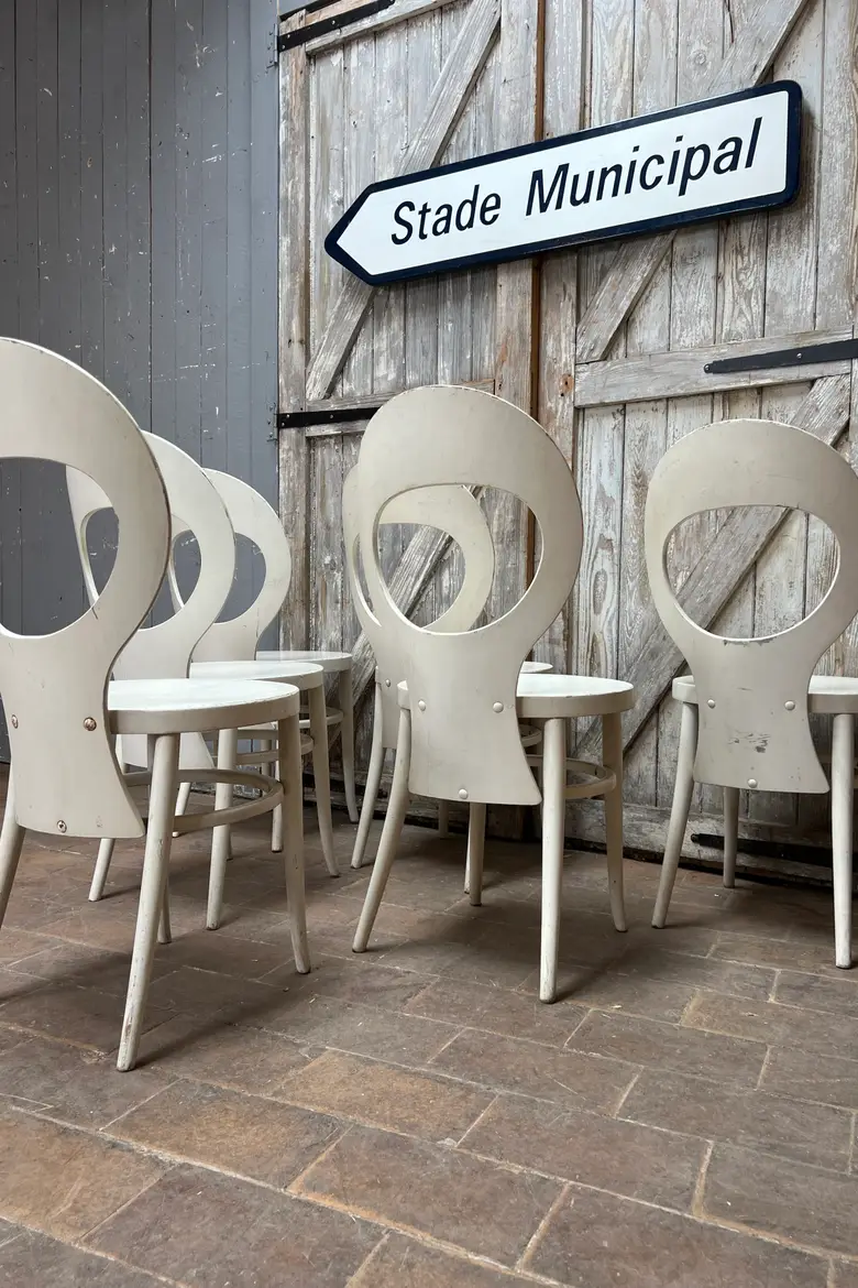 6 chaises de bistrot Baumann mouette
