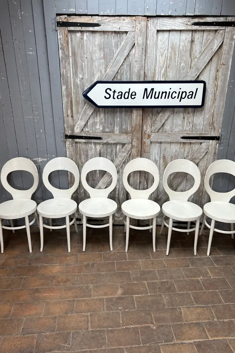 6 chaises de bistrot Baumann mouette