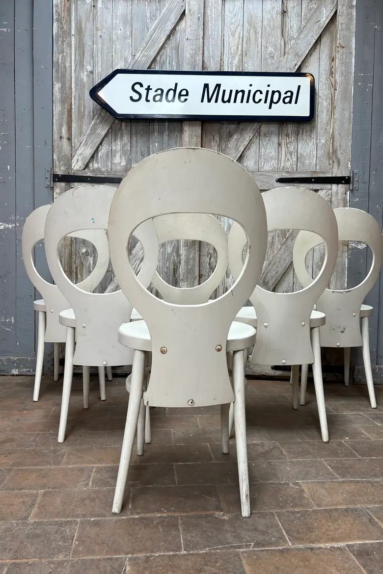 6 chaises de bistrot Baumann mouette