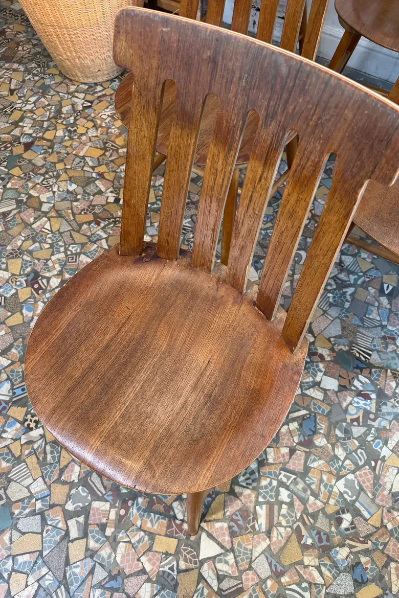 6 chaises en teck – Jan Hallberg pour Edsby Verken — 6 chaises en teck – Jan Hallberg pour Edsby Verken