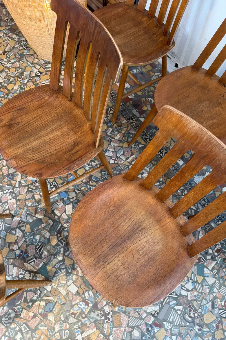 6 chaises en teck – Jan Hallberg pour Edsby Verken — 6 chaises en teck – Jan Hallberg pour Edsby Verken