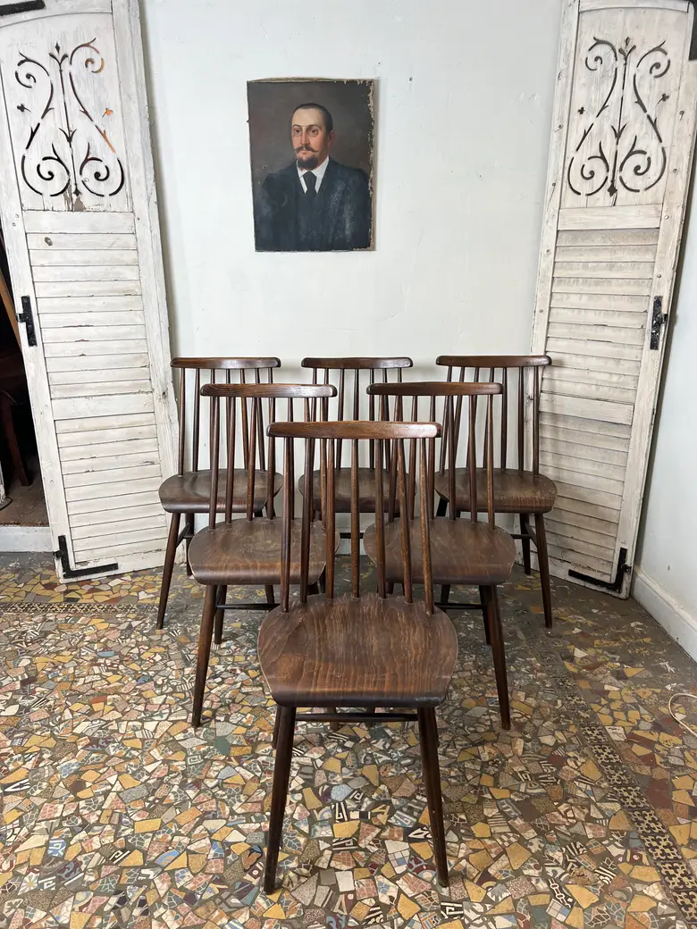6 chaises Fanett Tapiovaara