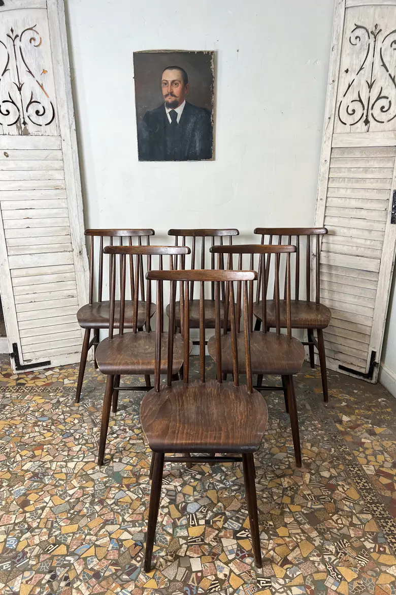 6 chaises Fanett Tapiovaara