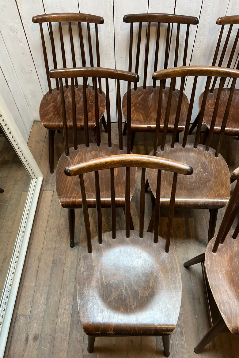 Chaises Fanett Tapiovaara vintage Années 60