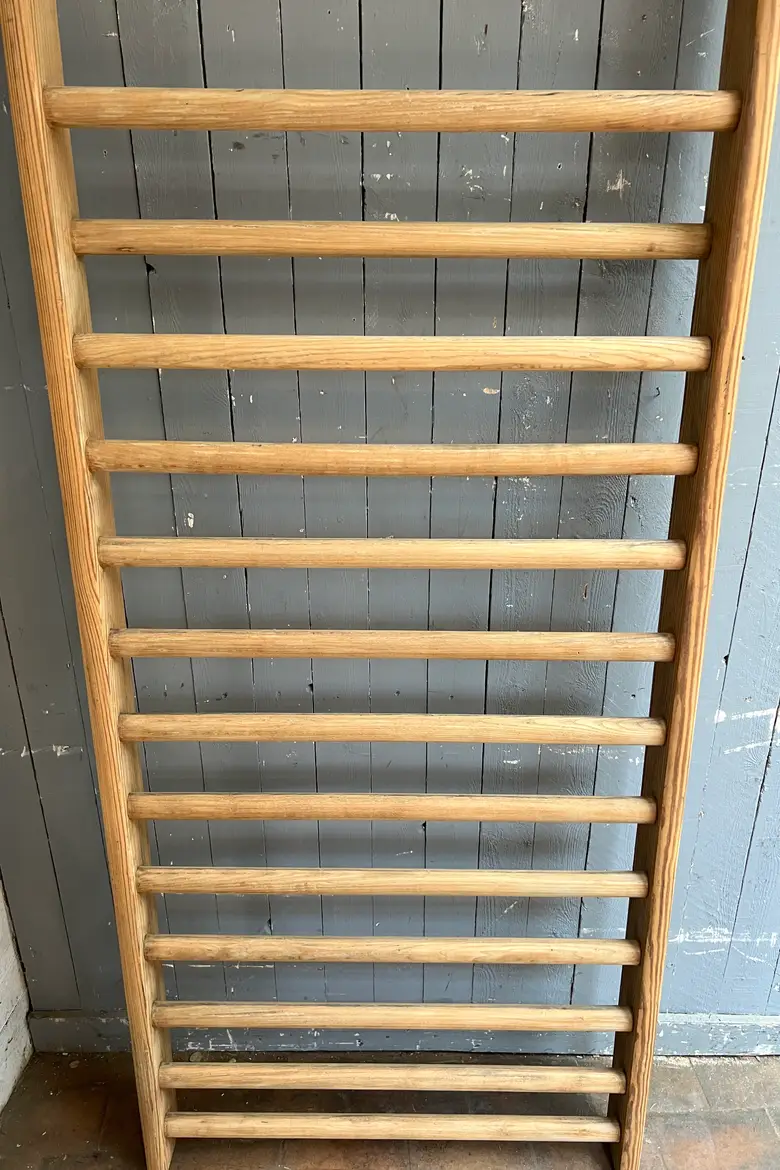 Espalier de gymnastique vintage en hêtre 1950