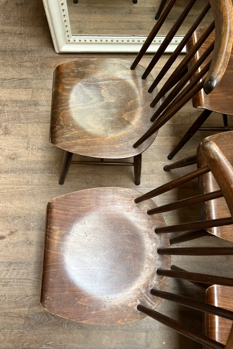Chaises Fanett Tapiovaara vintage Années 60