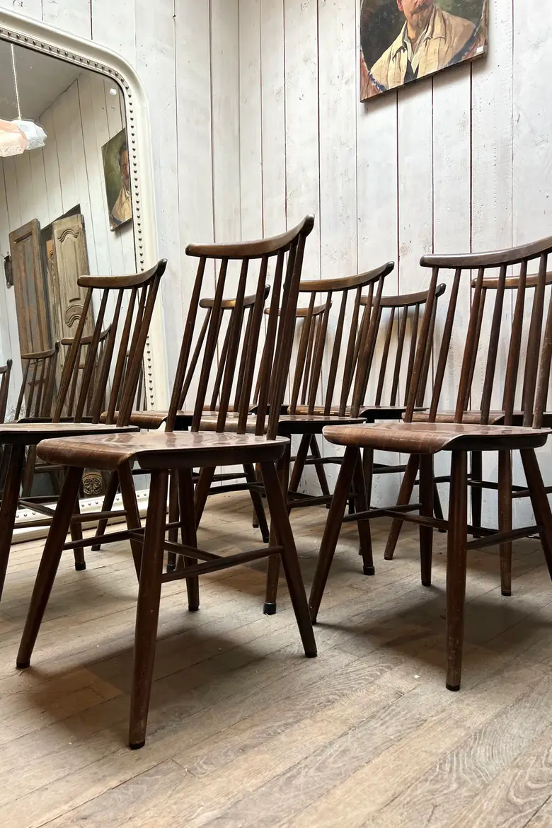 Chaises Fanett Tapiovaara vintage Années 60