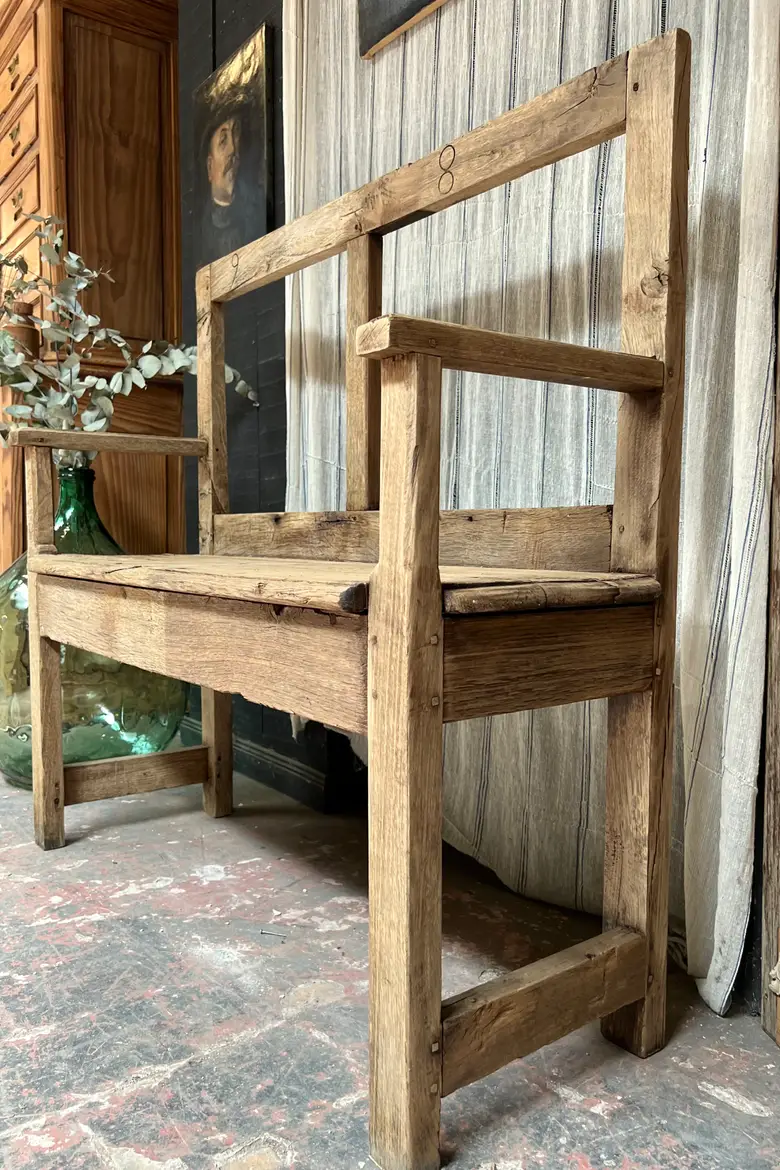 Banc d’église en chêne 18ème