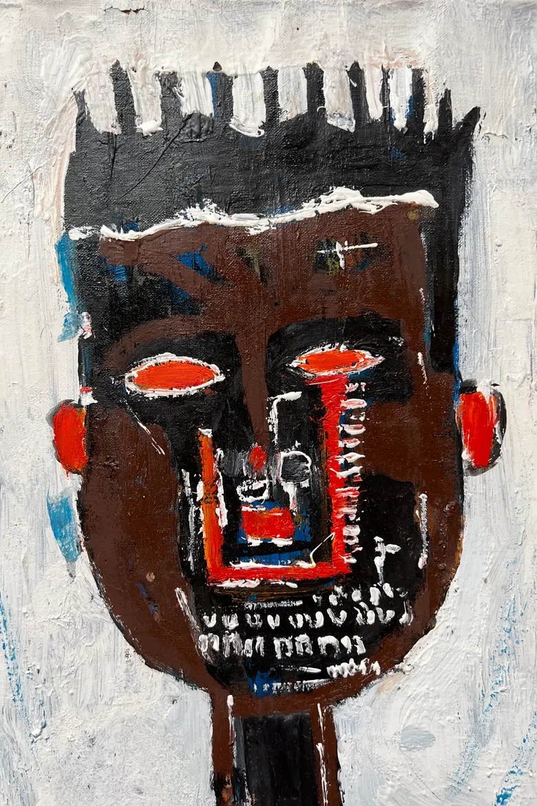 Tableau de street art dans le goût de Jean Michel Basquiat