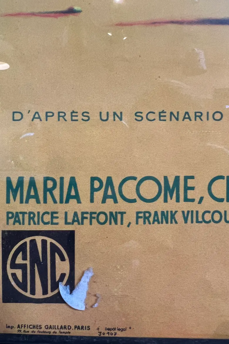 Affiche de cinéma vintage XXème