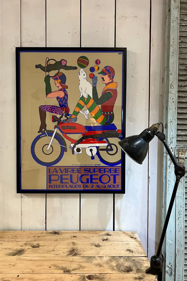 Affiche Peugeot 1970