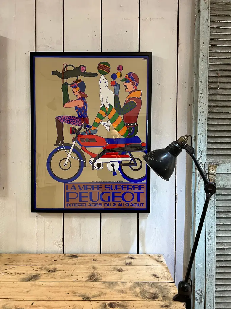 Affiche Peugeot 1970