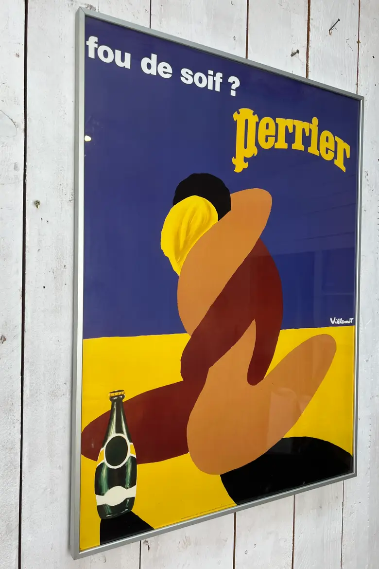 Affiche publicitaire Perrier