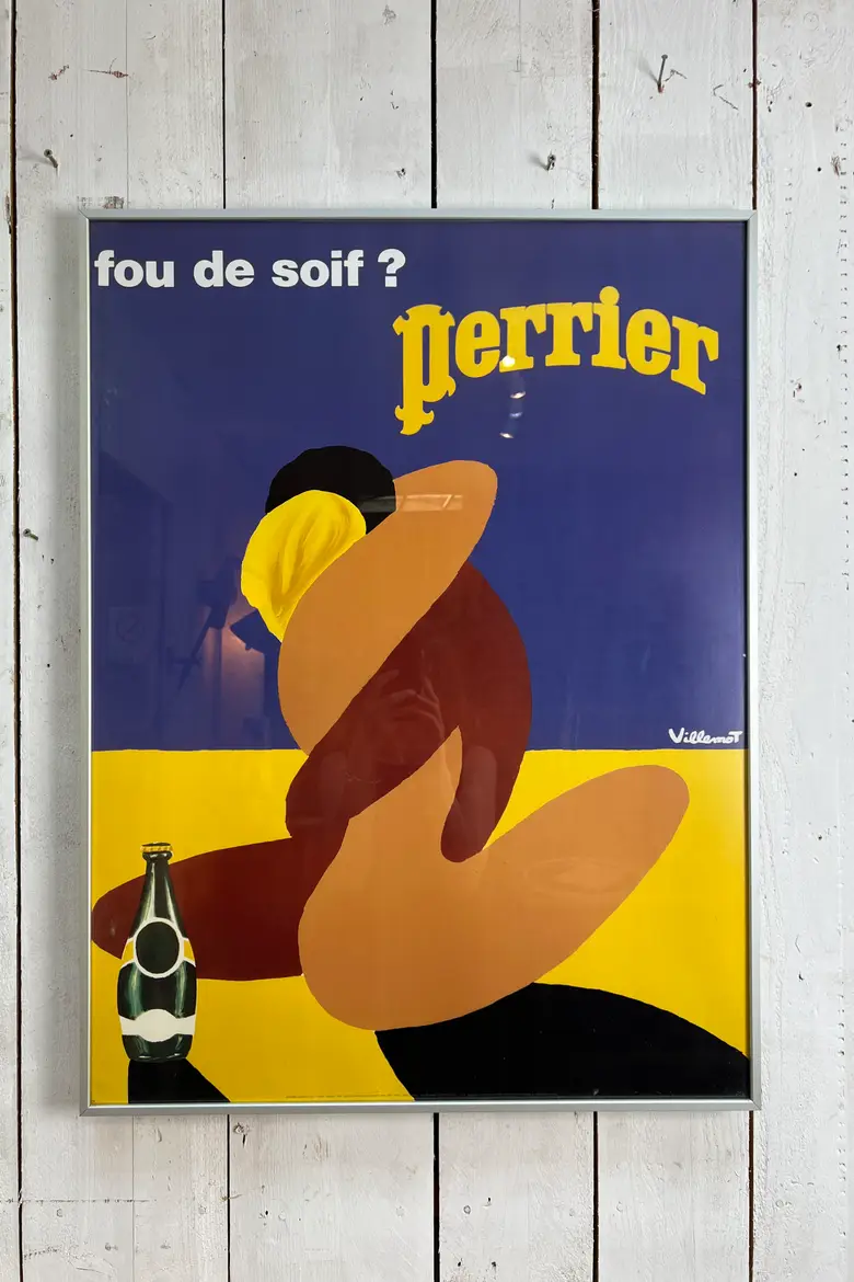 Affiche publicitaire Perrier