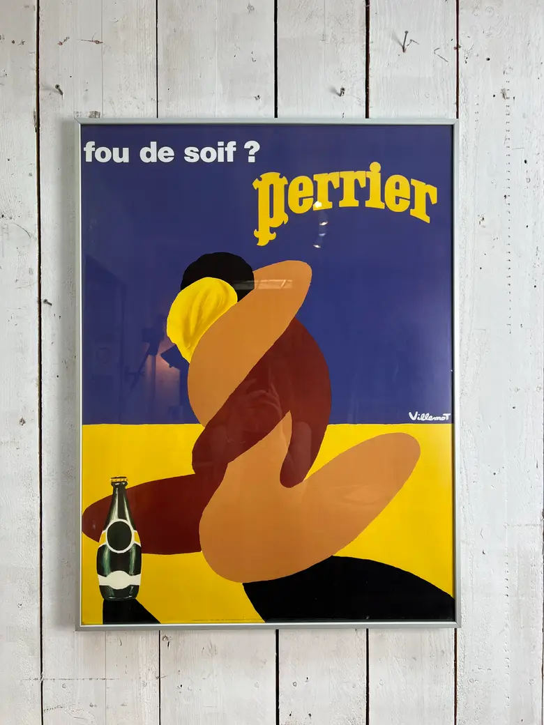 Affiche publicitaire Perrier