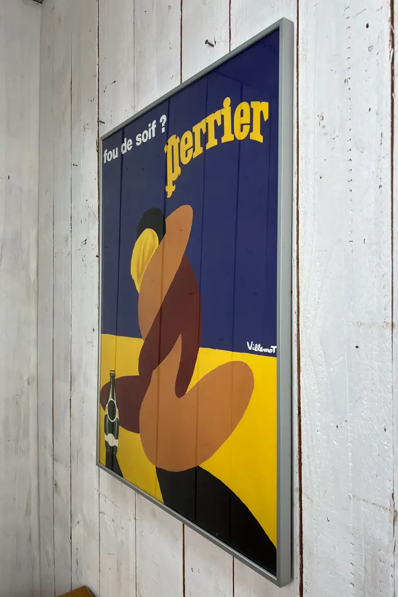 Affiche publicitaire Perrier