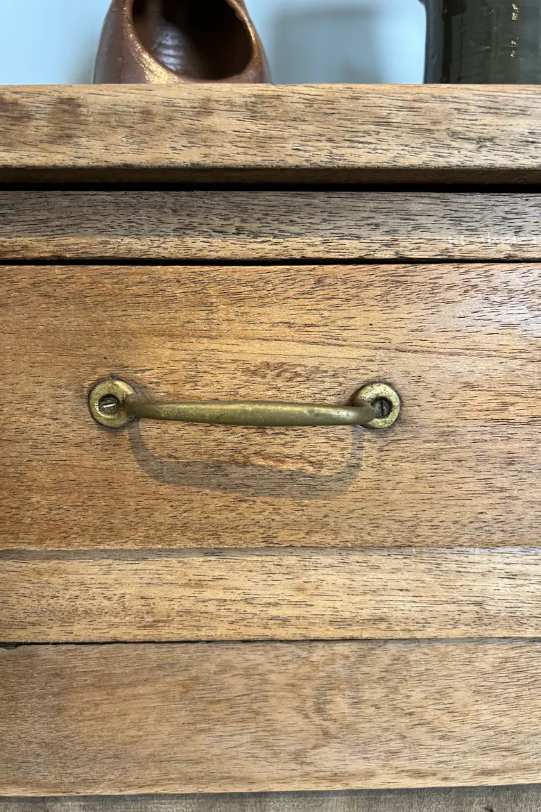 Ancien arrière de comptoir en acajou