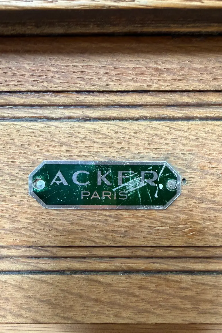 Ancien arrière de comptoir en chêne