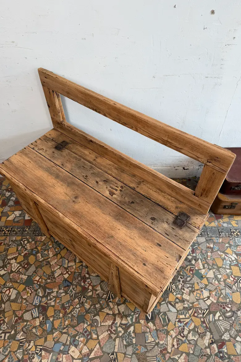 Ancien banc coffre - Début XXème