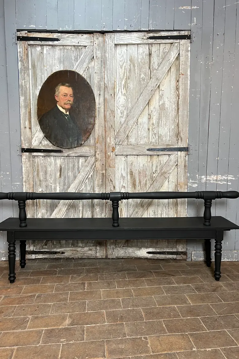 Ancien banc de bistrot