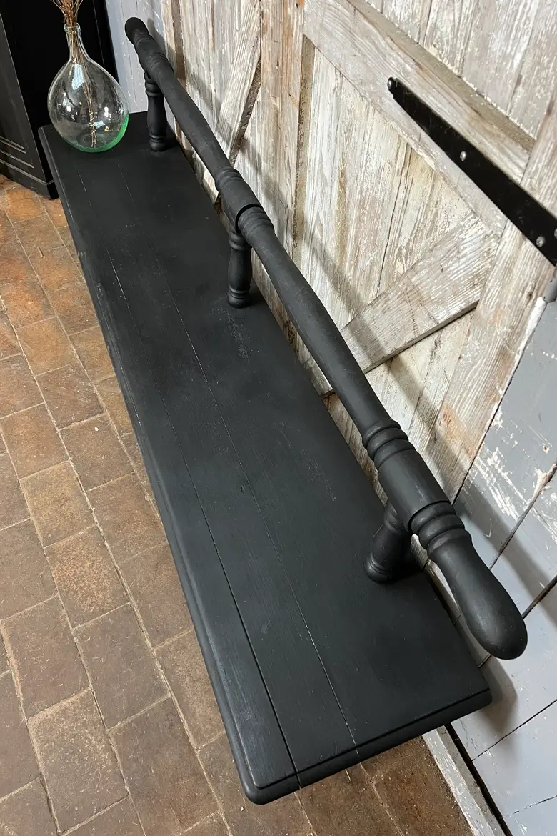 Ancien banc de bistrot