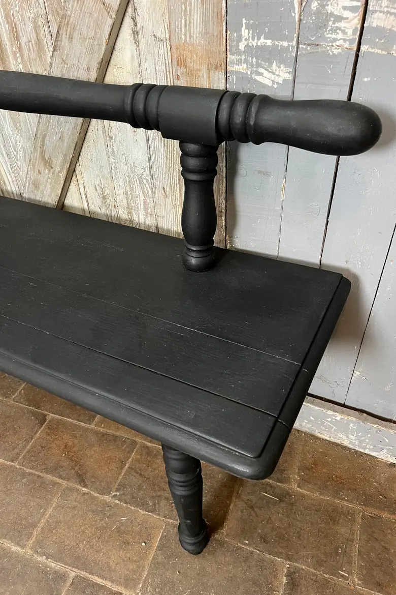 Ancien banc de bistrot