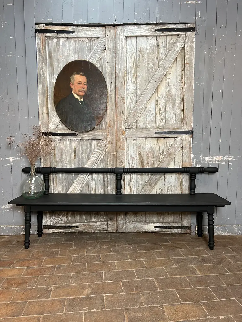 Ancien banc de bistrot