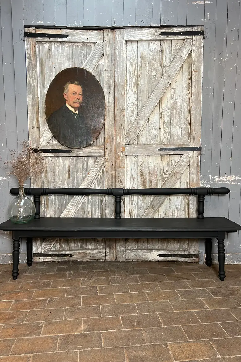 Ancien banc de bistrot