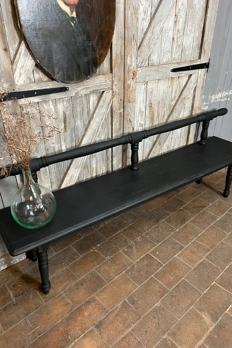 Ancien banc de bistrot