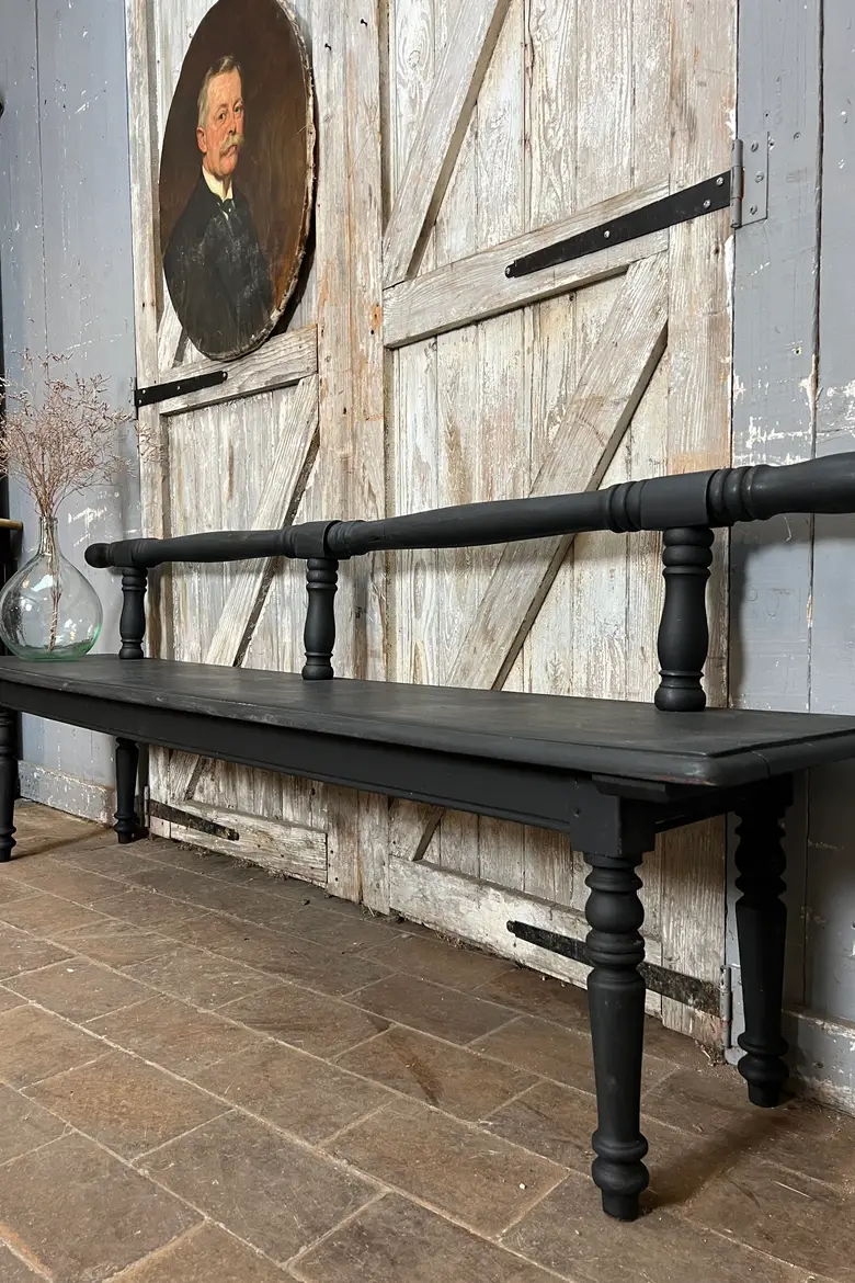 Ancien banc de bistrot