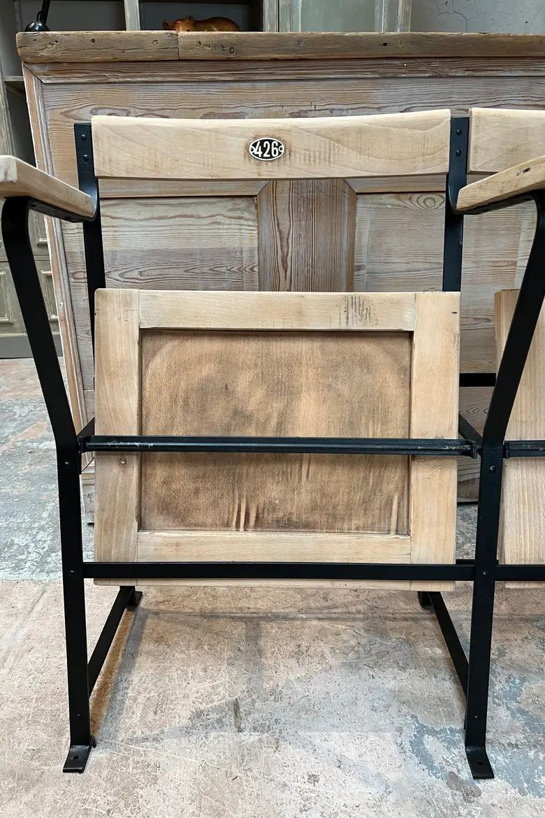 Ancien banc de cinéma Début XXème