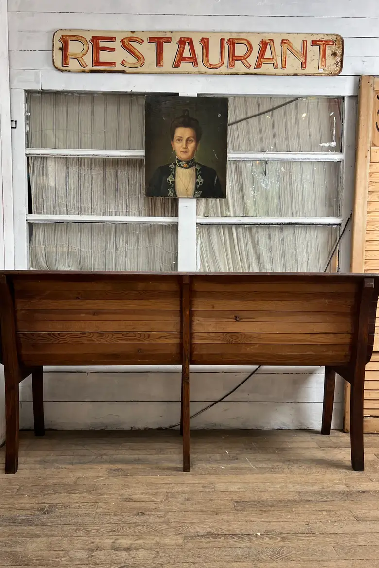 Ancien banc de gare